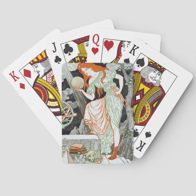 Wissenschaftlerinnen (Frauen in Wissenschaft und T Spielkarten (Rückseite)