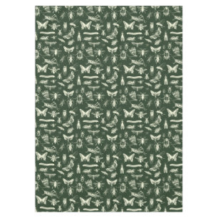 Wissenschaftliche antike Bugs Insekten Creme und G Tischdecke