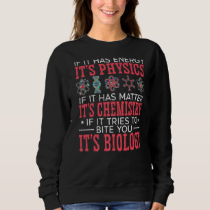 Wissenschaftliche Biologie Chemie Laboratory Room  Sweatshirt