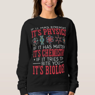 Wissenschaftliche Biologie Chemie Laboratory Room  Sweatshirt