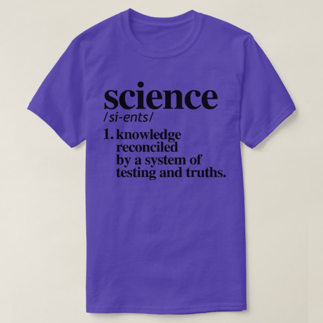 Wissenschaftliche Definition  T-Shirt (Design vorne)