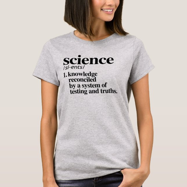 WISSENSCHAFTLICHE DEFINITION T-Shirt (Vorderseite)