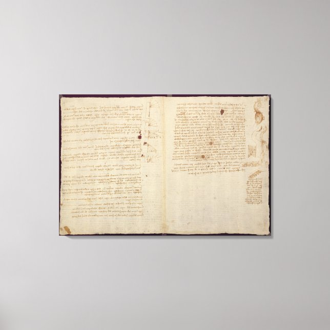 Wissenschaftliche Diagramme Leinwanddruck (Vorderseite)