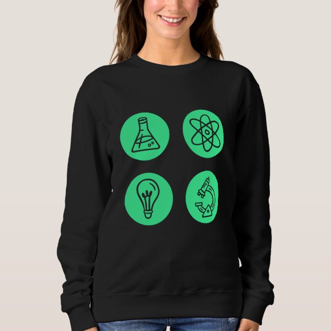 Wissenschaftliche Elemente Sweatshirt (Vorderseite)