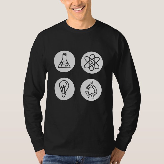 Wissenschaftliche Elemente T-Shirt (Vorderseite)