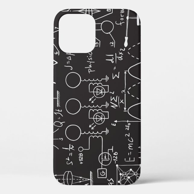Wissenschaftliche Formeln: Chalkboard-Berechnungsm Case-Mate iPhone Hülle (Rückseite)