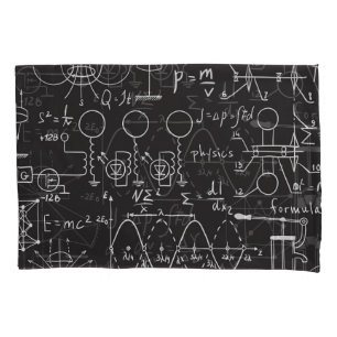 Wissenschaftliche Formeln: Chalkboard-Berechnungsm Kissenbezug