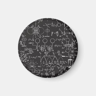 Wissenschaftliche Formeln: Chalkboard-Berechnungsm Magnet