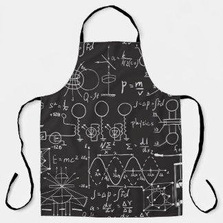 Wissenschaftliche Formeln: Chalkboard-Berechnungsm Schürze