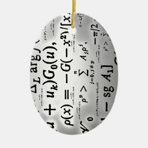 Wissenschaftliche Formeln Keramik Ornament