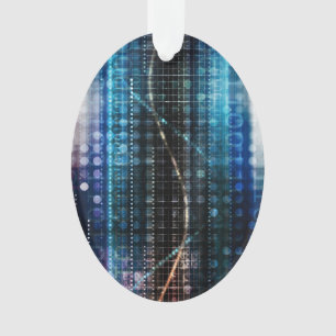 Wissenschaftliche Forschung und Gentechnik Ornament