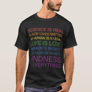 Wissenschaftliche Liebe der Menschenrechte in Rege T-Shirt