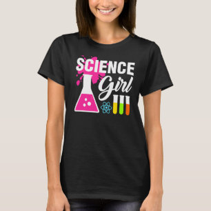 Wissenschaftliche Mädchenwissenschaft für Kinderst T-Shirt