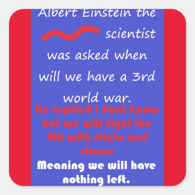 WISSENSCHAFTLICHE MATH-BILDUNG QUADRATISCHER AUFKLEBER (Vorderseite)