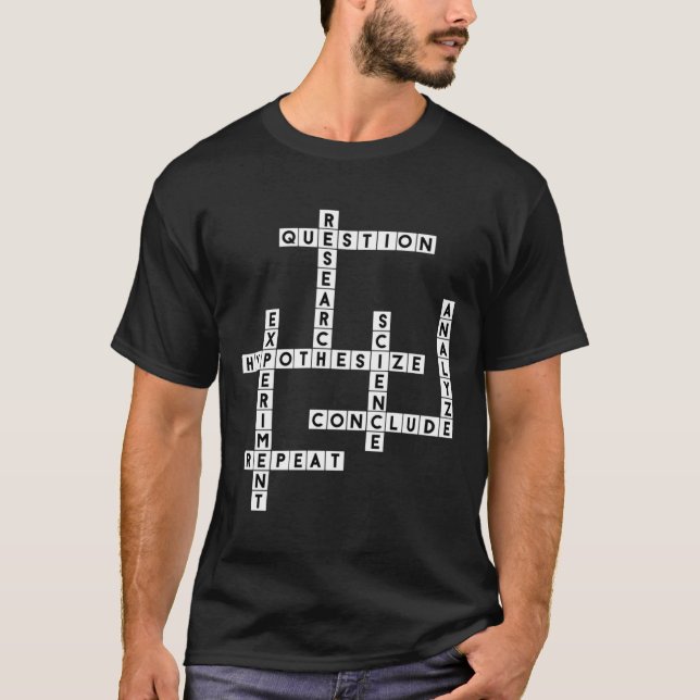 Wissenschaftliche Methodik Forschungsübergang T-Shirt (Vorderseite)