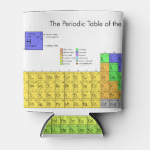 Wissenschaftliche Periodische Tabelle der Elemente Dosenkühler