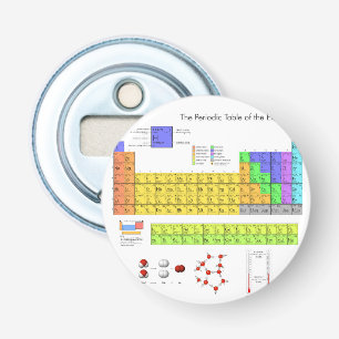 Wissenschaftliche Periodische Tabelle der Elemente Flaschenöffner
