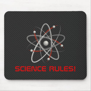 WISSENSCHAFTLICHE REGELN! Atom (004a)   Geek Mouse Mousepad