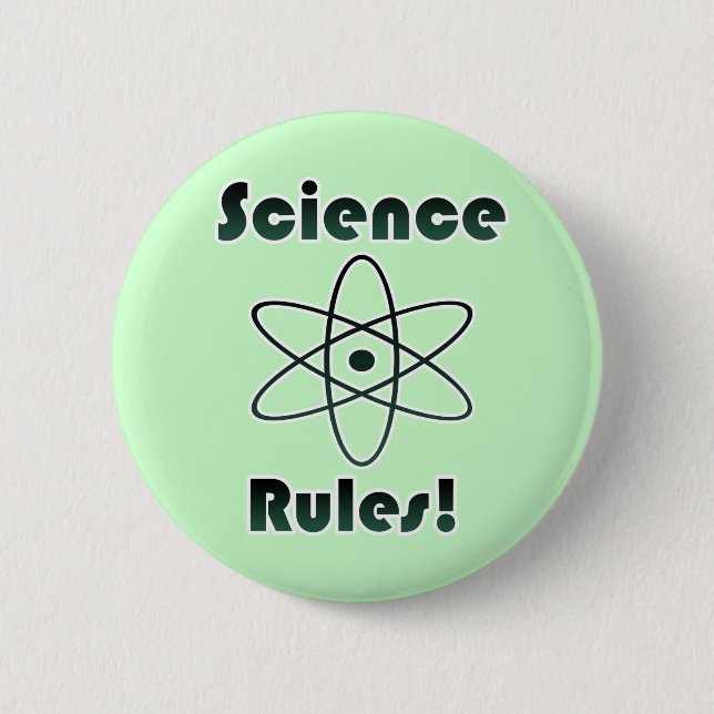 Wissenschaftliche Regeln Button (Vorderseite)