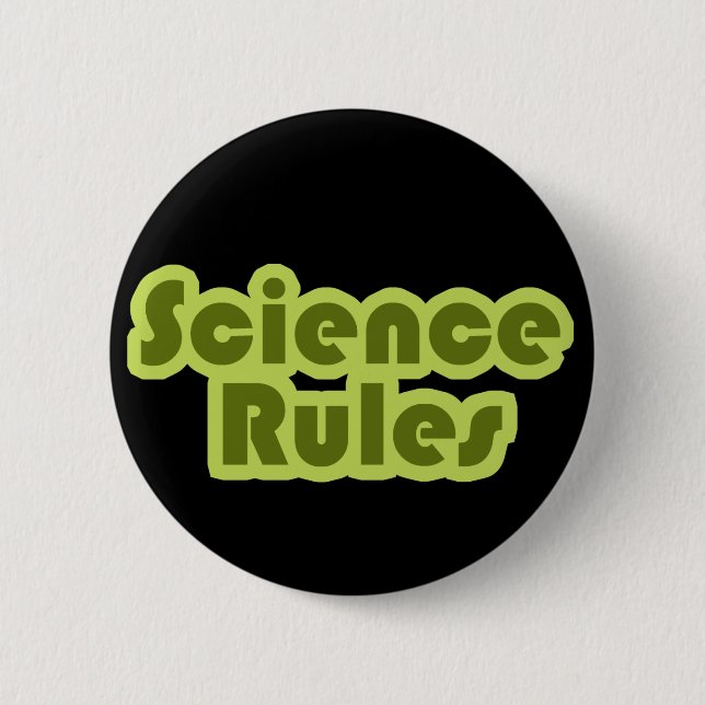Wissenschaftliche Regeln Button (Vorderseite)