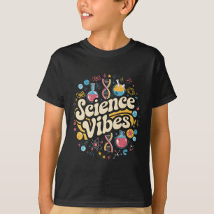 Wissenschaftliche Vibes Groovy Erster Schultag nac T-Shirt