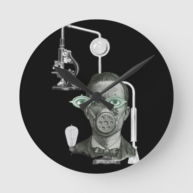 WISSENSCHAFTLICHE WISSENSCHAFT WISSENSCHAFT DER 19 RUNDE WANDUHR (Vorderseite)