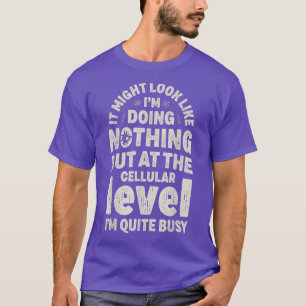Wissenschaftliche Zellbiologie Lazologin Männer Ze T-Shirt