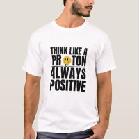 Wissenschaftlicher Nerd positiver Proton Chemie Le