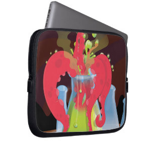 Wissenschaftliches Experimentiermonster Laptopschutzhülle