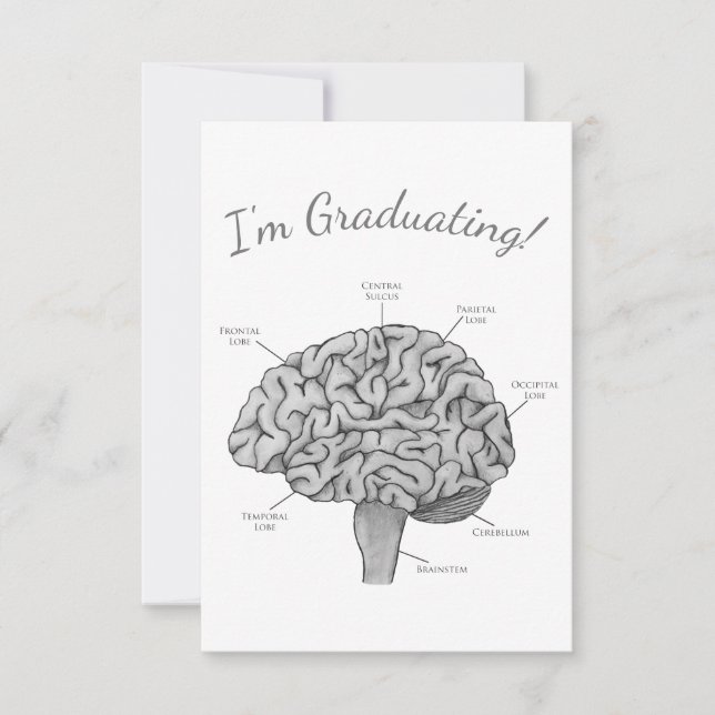 Wissenschaftliches Gehirn Ankündigung (Vorderseite)