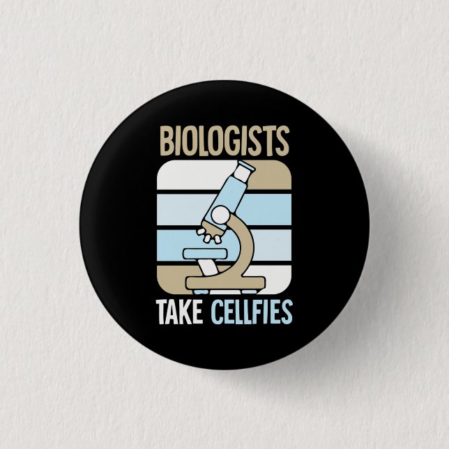 Wissenschaftliches Geschenk | Biologen nehmen Zell Button (Vorderseite)