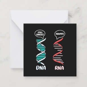 Wissenschaftliches Geschenk Biologielehrerin Rna Mitteilungskarte