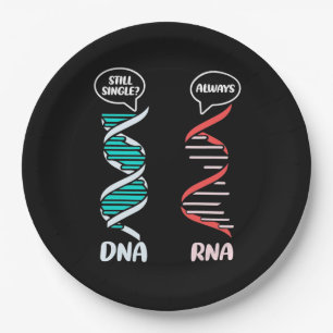 Wissenschaftliches Geschenk Biologielehrerin Rna Pappteller