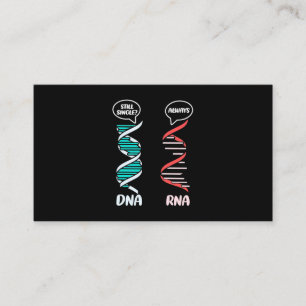 Wissenschaftliches Geschenk Biologielehrerin Rna Visitenkarte