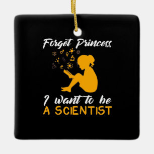 Wissenschaftliches Geschenk Ich bin Zukunftswiss Keramikornament