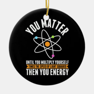 Wissenschaftliches Geschenk   Physikalische Wissen Keramik Ornament