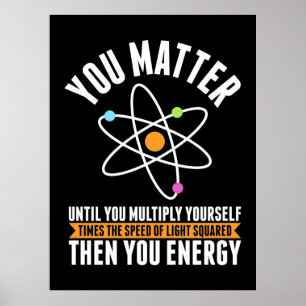Wissenschaftliches Geschenk   Physikalische Wissen Poster