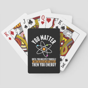 Wissenschaftliches Geschenk Physikalische Wissen Spielkarten