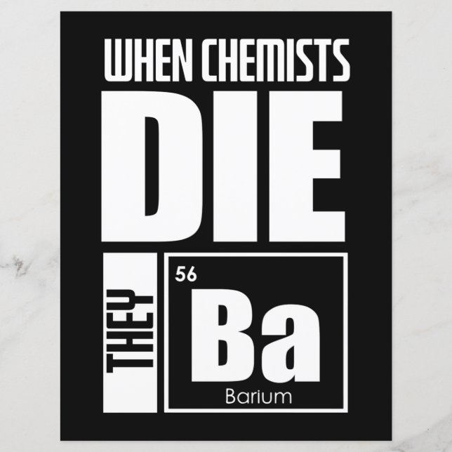 Wissenschaftliches Geschenk | Schöne Chemie (Vorderseite)