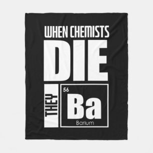 Wissenschaftliches Geschenk Schöne Chemie Fleecedecke