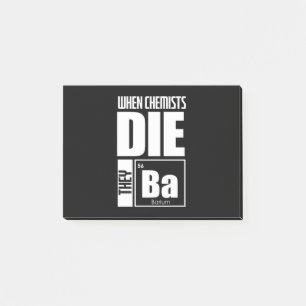 Wissenschaftliches Geschenk   Schöne Chemie Post-it Klebezettel