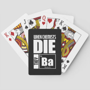 Wissenschaftliches Geschenk Schöne Chemie Spielkarten