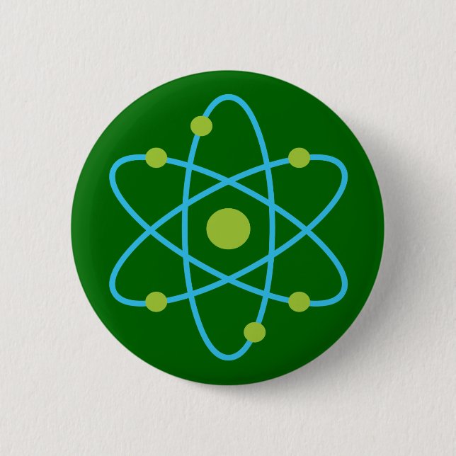 Wissenschafts-Atom Button (Vorderseite)