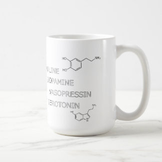 Wissenschafts-Geeky chemische Struktur der Liebe Kaffeetasse