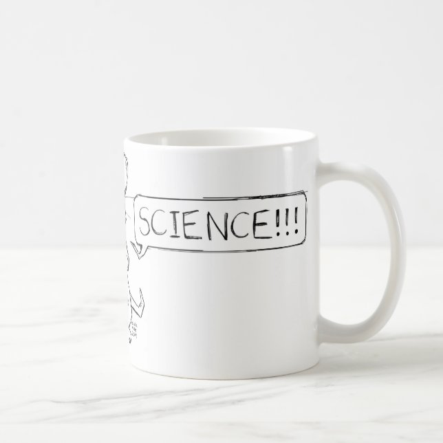 Wissenschafts-MäuseTasse! Kaffeetasse (Rechts)