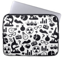 Wissenschafts-Musterschwarzes auf Weiß