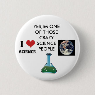 Wissenschafts-Nerd Button