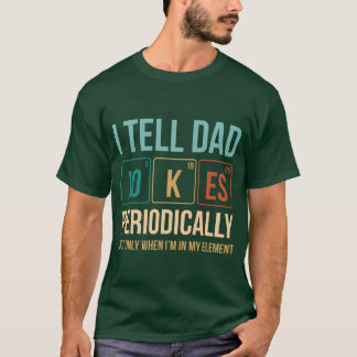 Wissenschafts-Nerd schlechtes Dad-Witz-Vintage T-Shirt