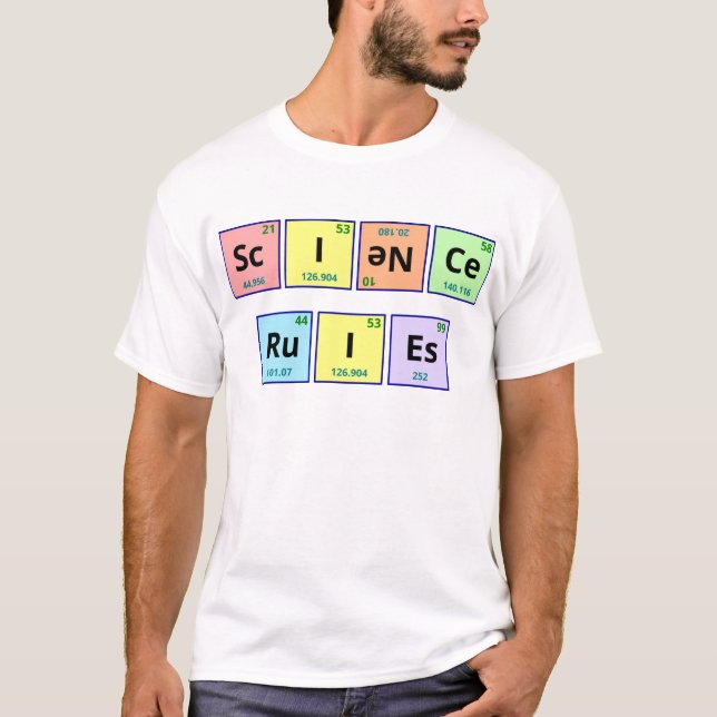 Wissenschafts-Regeln T-Shirt (Vorderseite)