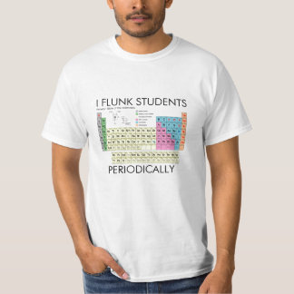 Wissenschafts-Shirt falle ich Studenten regelmäßig T-Shirt